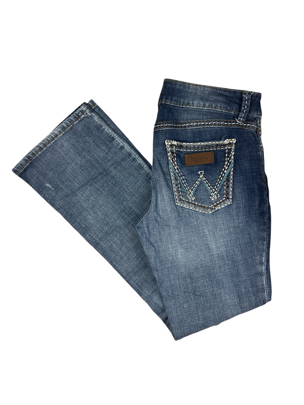 Wrangler Retro Sadie Bootcut Jeans Women’s 13/14 x 32 Low Rise Dark Wash Western
